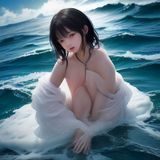 海角论坛主编陈默的工作照——一位表情专注的中年男性，坐在布满书籍和笔记的工作台前，呈现资深内容编辑的专业气质
